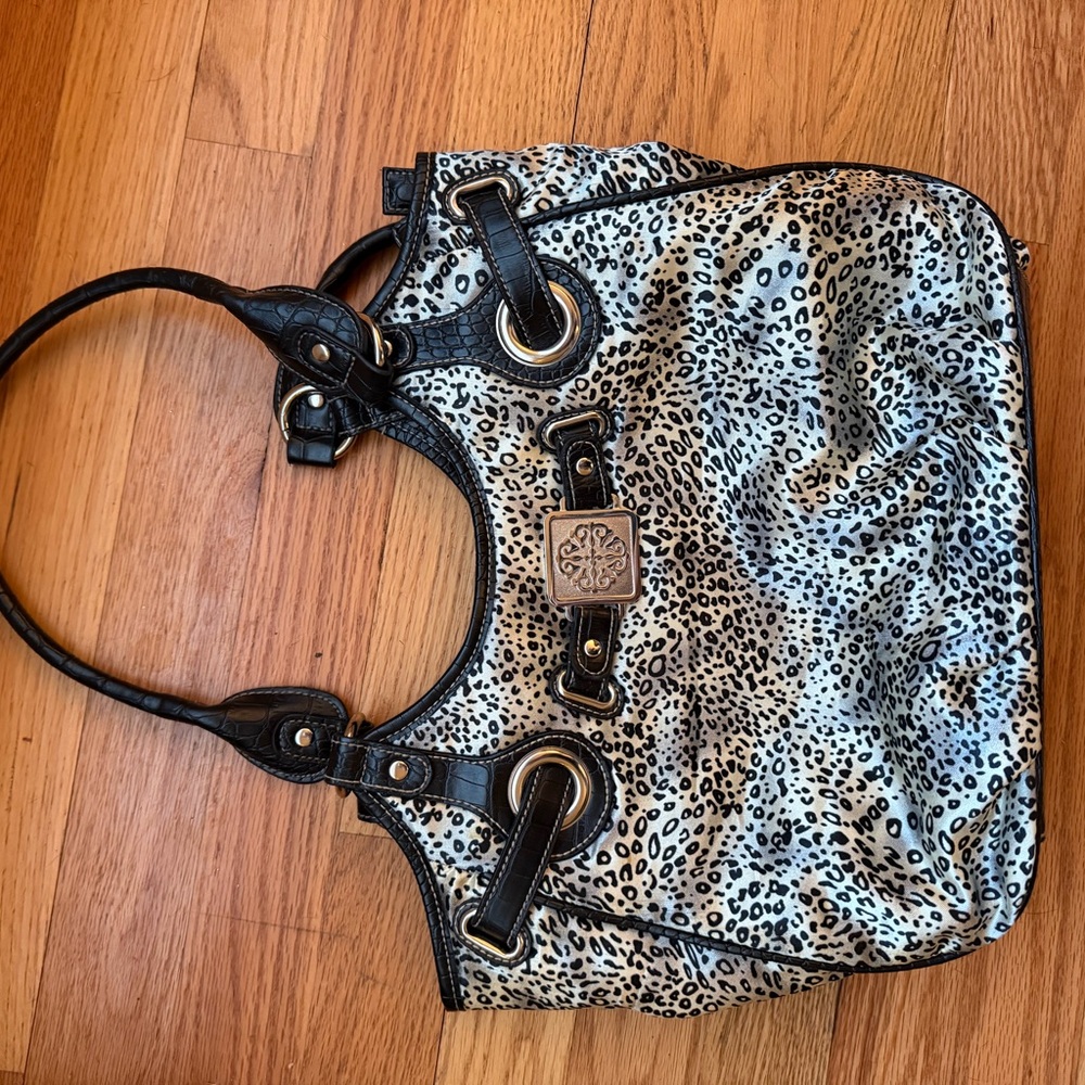 Leopard Print Women's Bag Treviso Animal Print Shoulder Bag Womens Purse